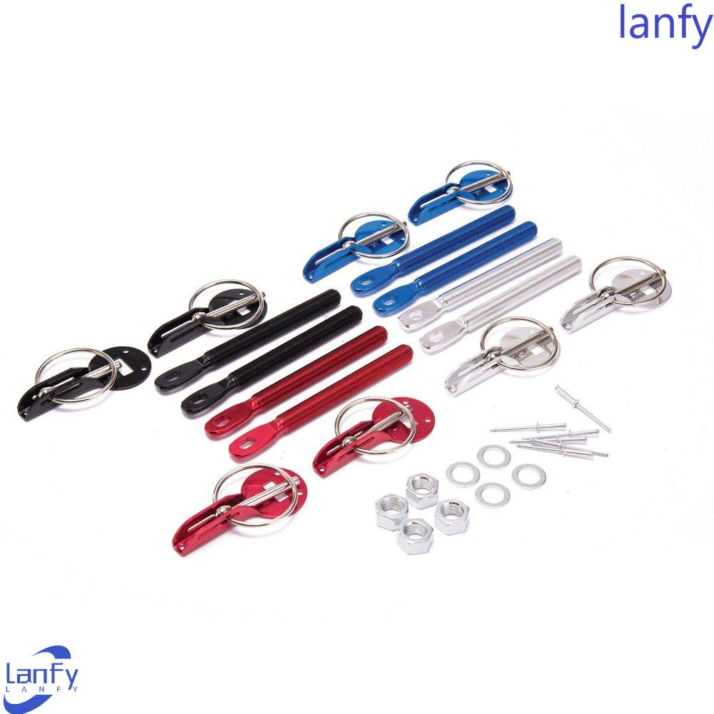 Lanfy Bonnet Hood Pin Lock Untuk Balap Mobil Truk Balap Mobil Modifikasi Accessaries Car Styling Hood|Cover Lock Down Hood Locks Pins Tangkap Tudung Mobil