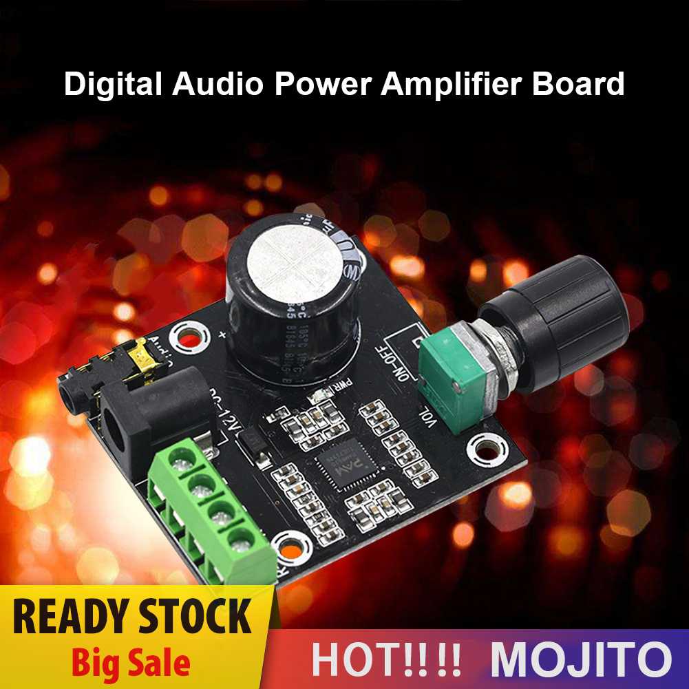 Pam8610 Papan Amplifier Audio Digital 12V HD Amplifier Board Module 15W X2