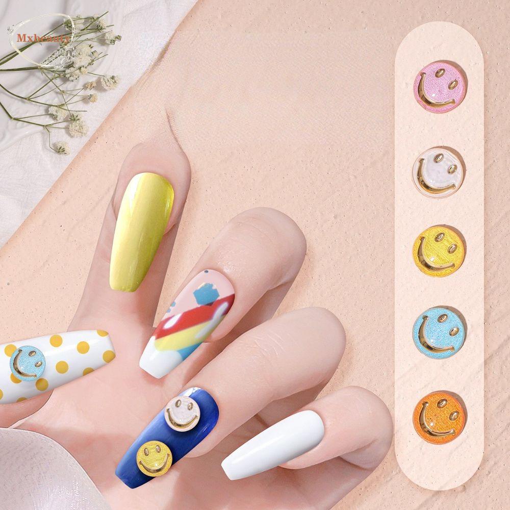 Mxbeauty Paku Charms Lollipop Resin Kuku Kecantikan Hiasan Kuku Salon Kuku Kupu-Kupu 3D Dekorasi Kuku