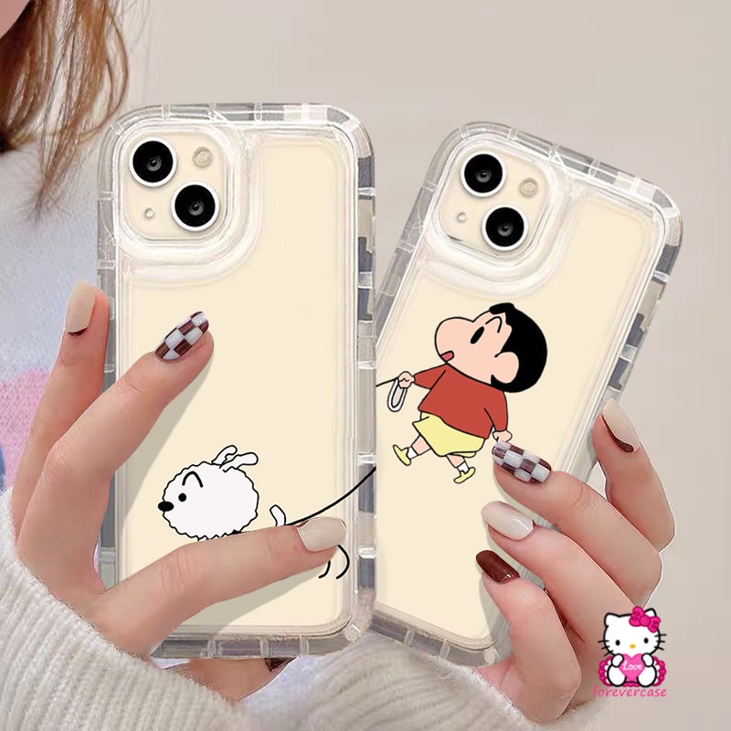 Kartun Snoopy Cute Puppy Casing Transparan Untuk Realme C21Y C11 2020 C35 C20 C25Y C33 C30 C55 C25 C11 2021 C17 C3 C1 C15 C25s C12 5 5s 7i 9i 6i 5i C30S C2 Airbag Shockproof Cover