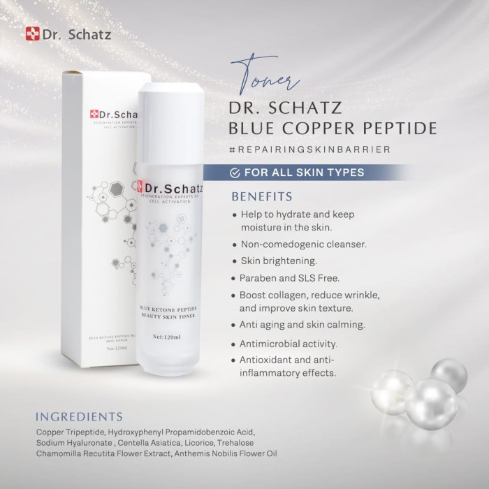 TONER - Dr SCHATZ - Blue Copper Ketone Peptide ORIGINAL