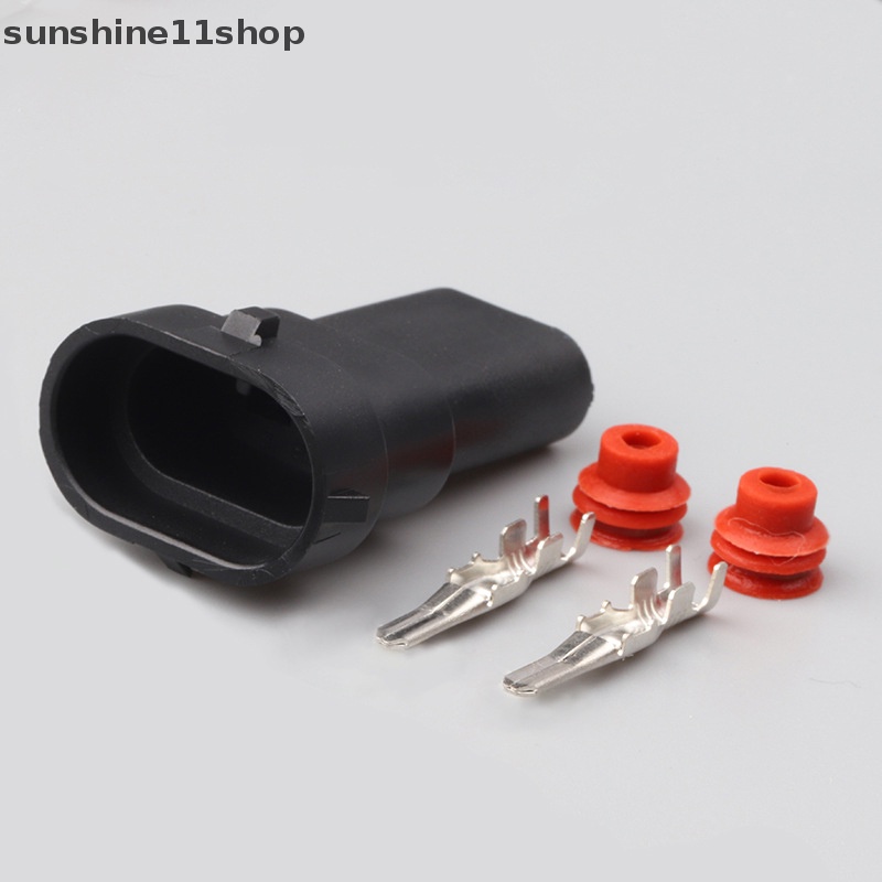 Sho 2pin H8 H11 Male Female Socket Plug Adapter Untuk Konektor Lampu Kabut Mobil Kabel Head Light Bulb Lamp Wiring Harness N