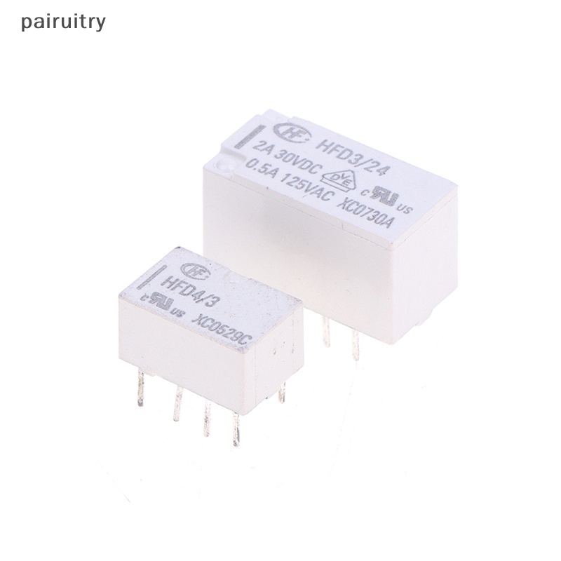 Relay Sinyal PRT HFD4 2A 8Pin SMD Relay 3V 4.5V 5V 12V 24V DC HFD4-V/5V HFD4 /12V -S PRT