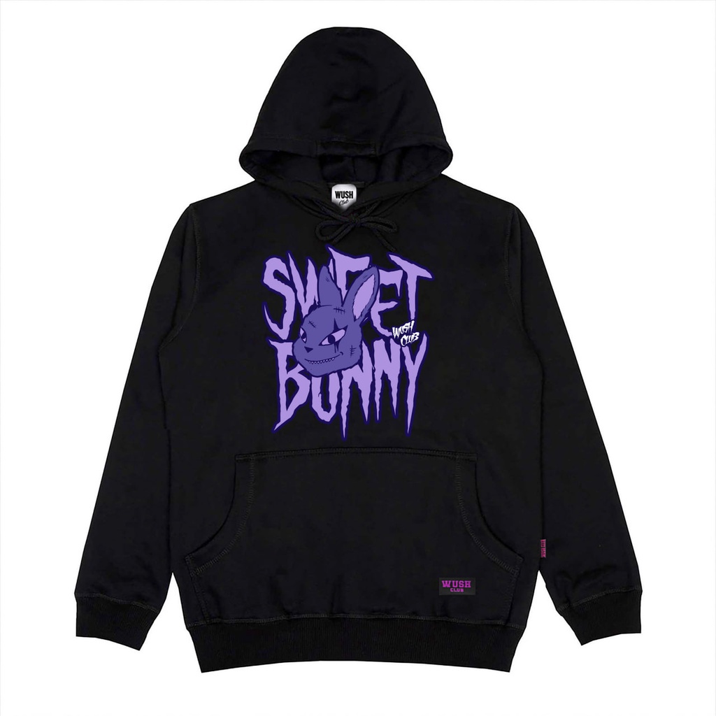 Jaket Hoodie Distro Pria Wanita Streetwear Wush Club bunny