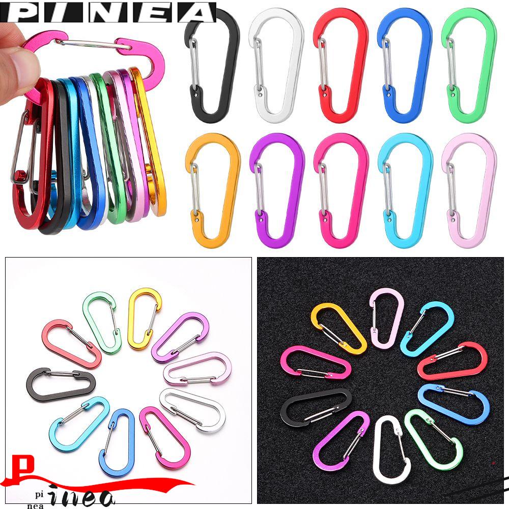 Nanas1 /2 /5pcs Memancing Carabiner Kecil Memancing Acessories Bentuk S Kait Luar Ruangan Climbing Snap Clip