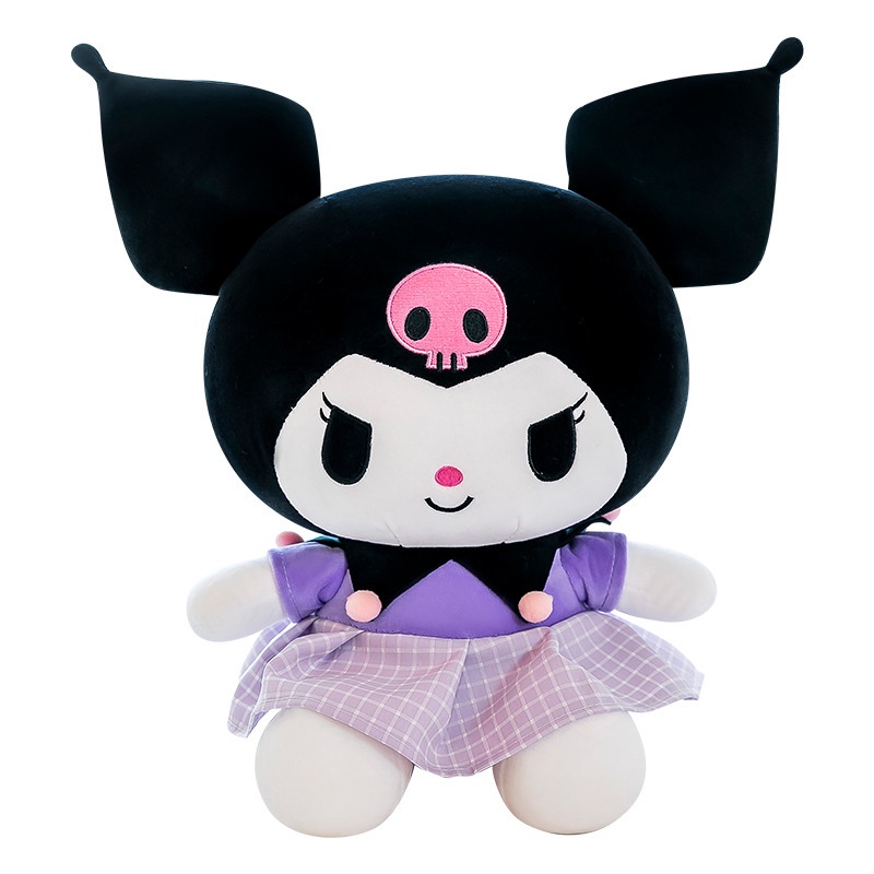 Mainan Plush Kartun Lucu Baru Kuromi Doll Melody Plush Toy Untuk Pacar