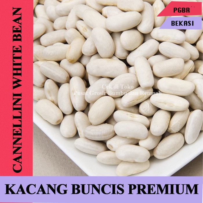 

Canellini Bean 100 gr / WHITE BEAN 100 gr / Kacang Canellini White Kidney / Kacang Buncis