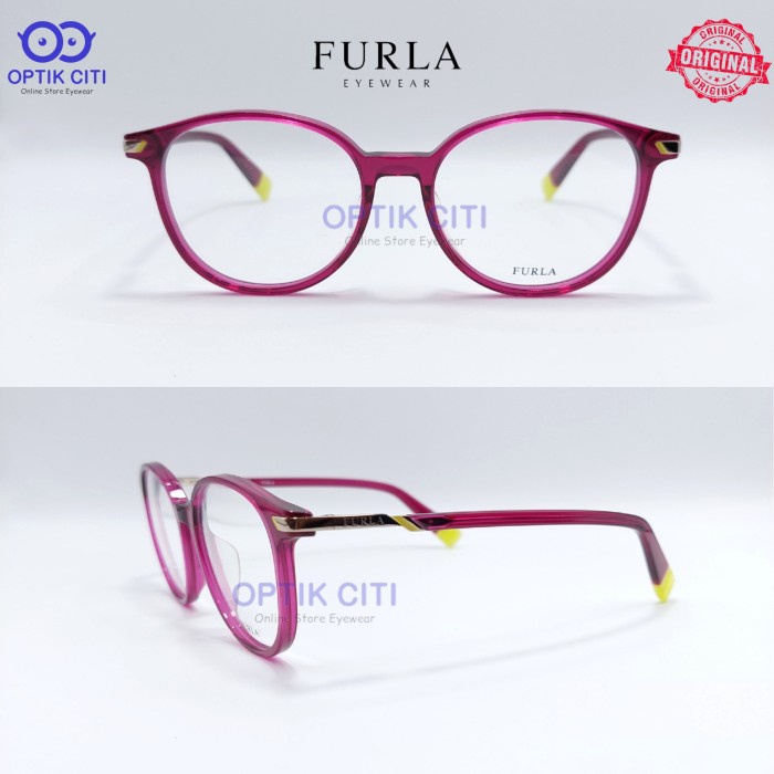 Frame Kacamata Wanita Furla Eyewear VFU 299 01BV Original