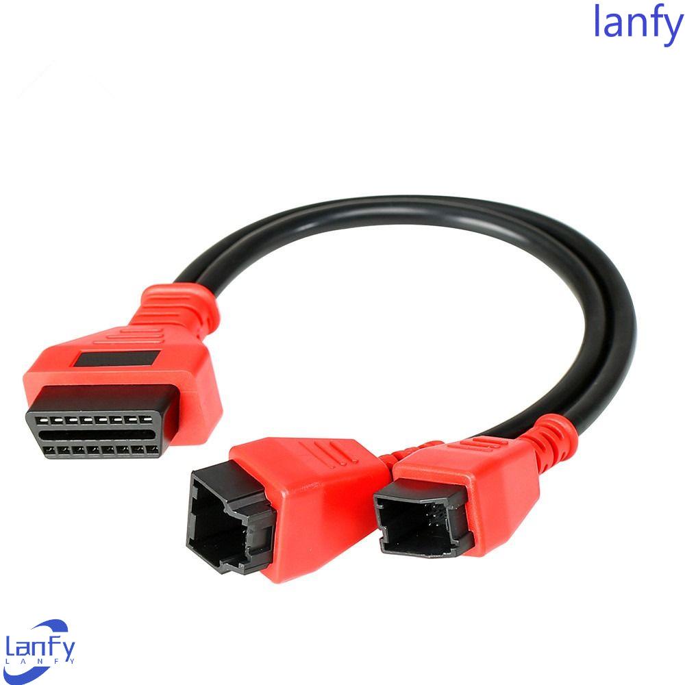 Lanfy Kabel Diagnostik Untuk Chrysler Kualitas Tinggi Untuk Peluncuran X431 Untuk Autel DS808 Untuk Maxisys906 908 PRO Auto OBD Cable Car 12 +8 Konektor