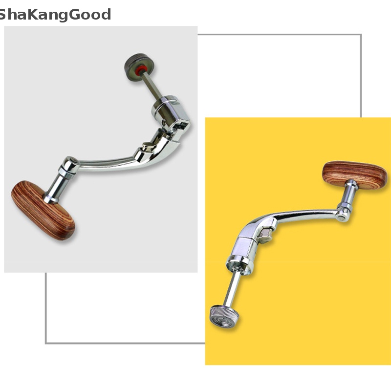 Skid Stabil Saklar Tahan Lama Kiri Kanan Aksesoris Lipat Rocker Handle Gulungan Pancing Metal Shaker Fishing Reel Rocker SKK