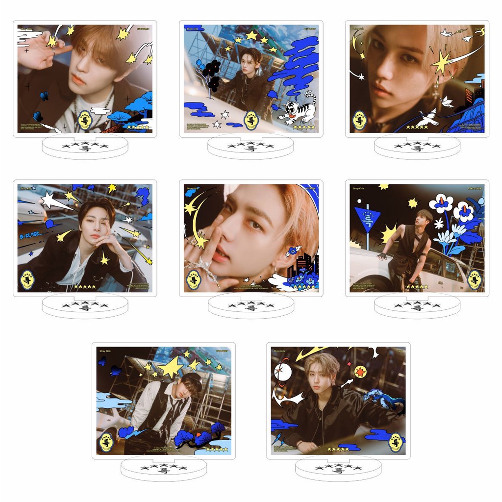 1pc Album Anak STRAY 5-STAR Acrylic Stop Sign Straykids Berdiri