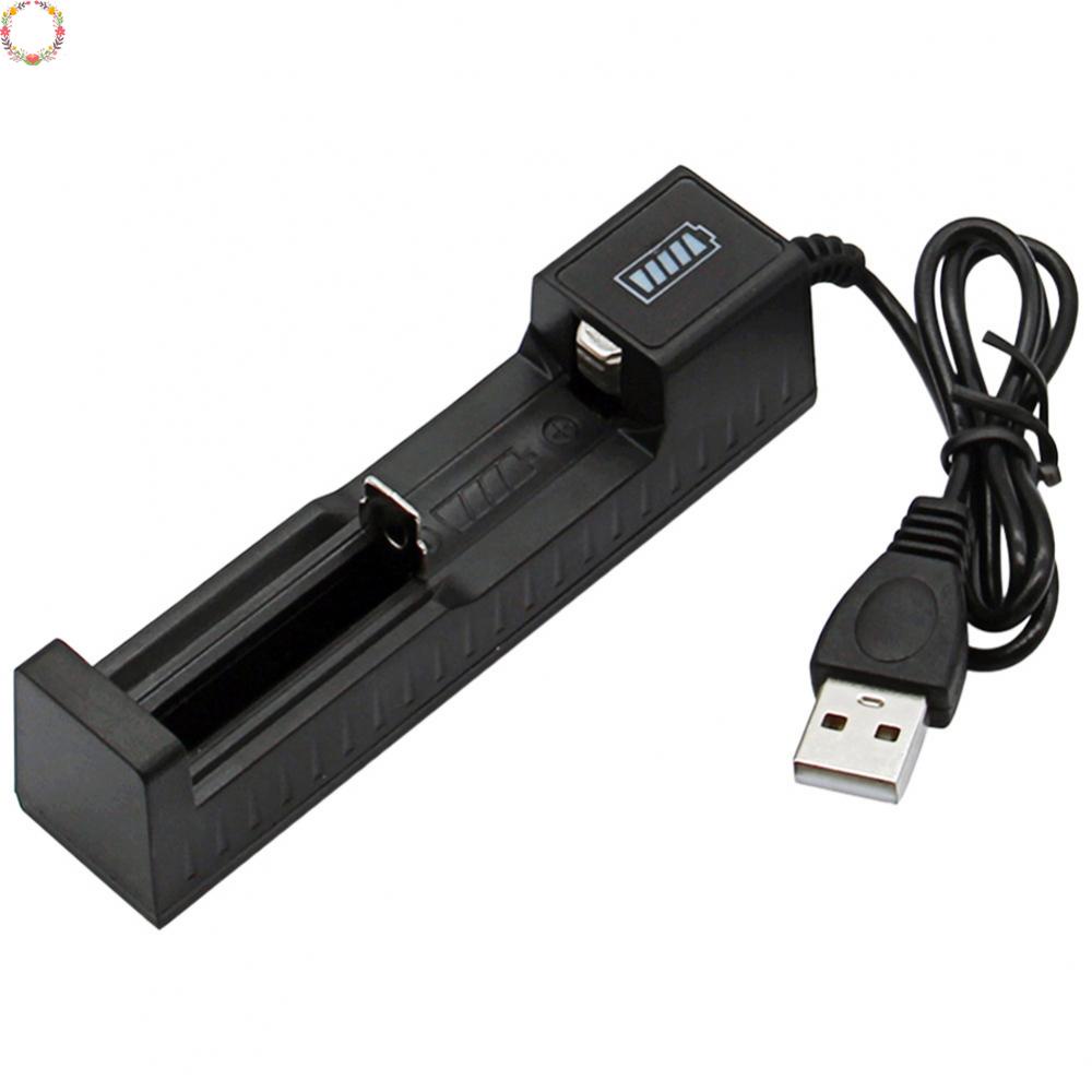 Charger Baterai Intelligent Plastic Rechargeable Dengan Indikator LED Tahan Lama