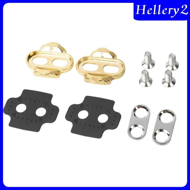 [Hellery2] Set Pengunci Cleat Sepatu Sepeda Cleat Stabil Pedal Locking Untuk Indoor Outdoor