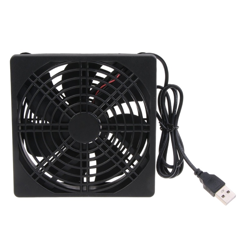 Cre Kipas Angin 120mm Dengan 1speed 5V USB Powered 120mm Case Fan 1400PRM Gaming PC Fan Kipas Pendingin Portable Cocok Untuk Tablet