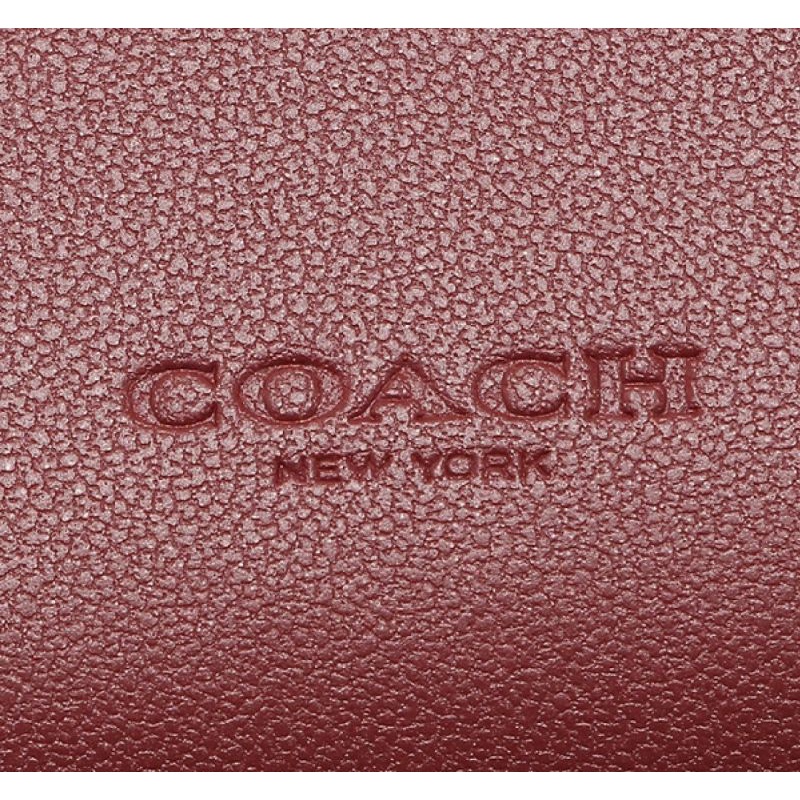 Coach Tech Phone Wallet Signature With Evergreen Floral (C3722)