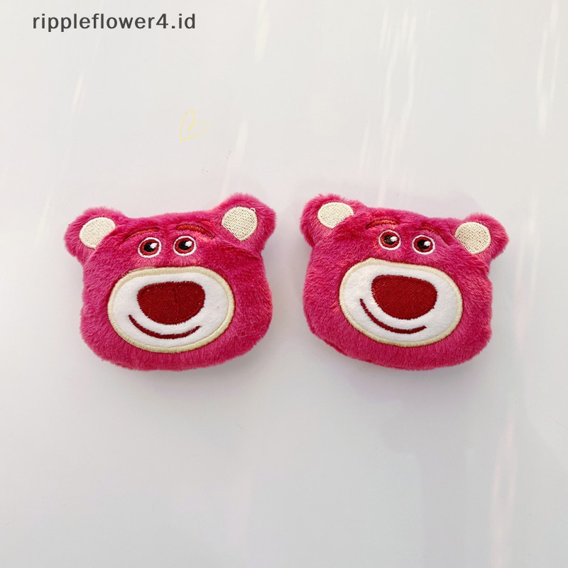 {rippleflower4.id} Lucu Kartun Mewah Pochacco Bros Strawberry Bear Kelinci Yang Indah Lencana Untuk Pakaian Gadis Pin Ransel Liontin Dekorasi Aksesoris~