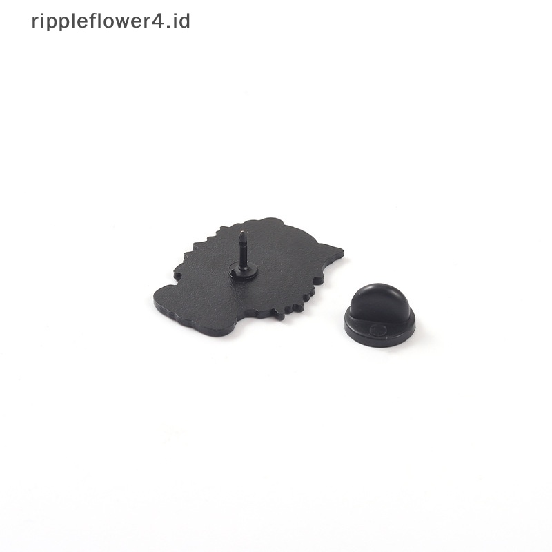 {rippleflower4.id} Pin Enamel Anime Kartun Tetesan Minyak Bros Pin Denim Hadiah Pakaian Decor~