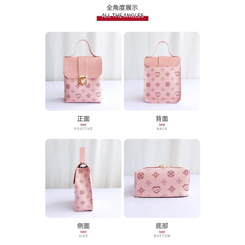 KH Tas HP Korea Wanita Motif / Tas selempang Wanita Trendy / Tas Dompet HP Korea A35