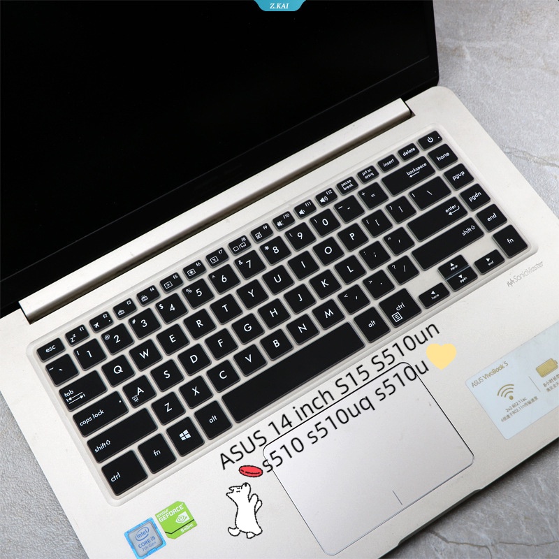 Cover Keyboard Laptop Untuk ASUS 14inch S15 S510un S510 S510uq S510u Silikon Lembut Pelindung Kulit Keyboard Film TPU Transparan Protective Sleeve [ZK]