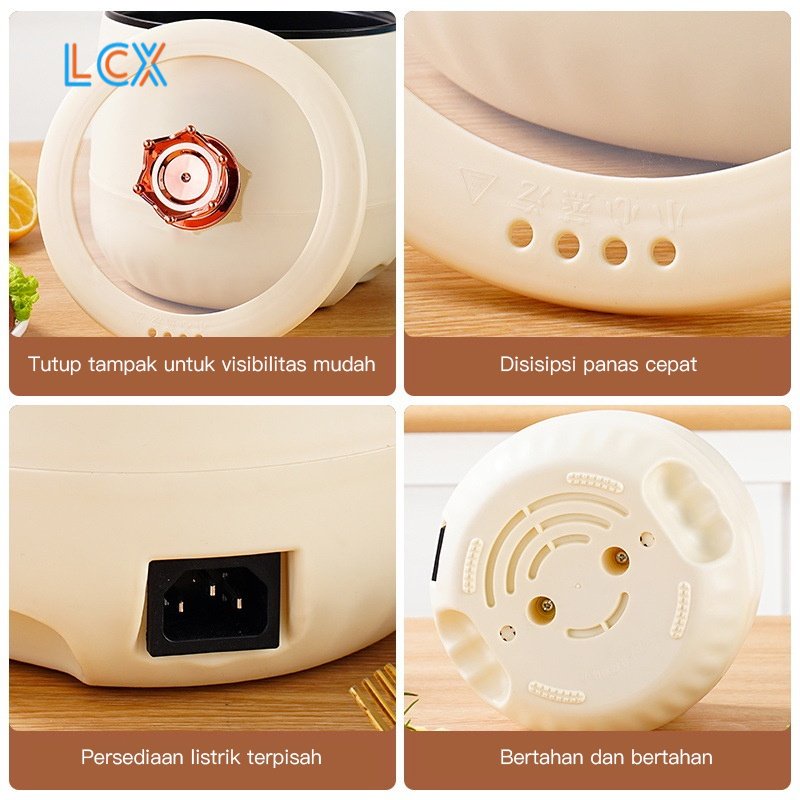 LCX Panci Listrik multifungsi / rice cooker / panci mie  /wajan listrik VS-1863