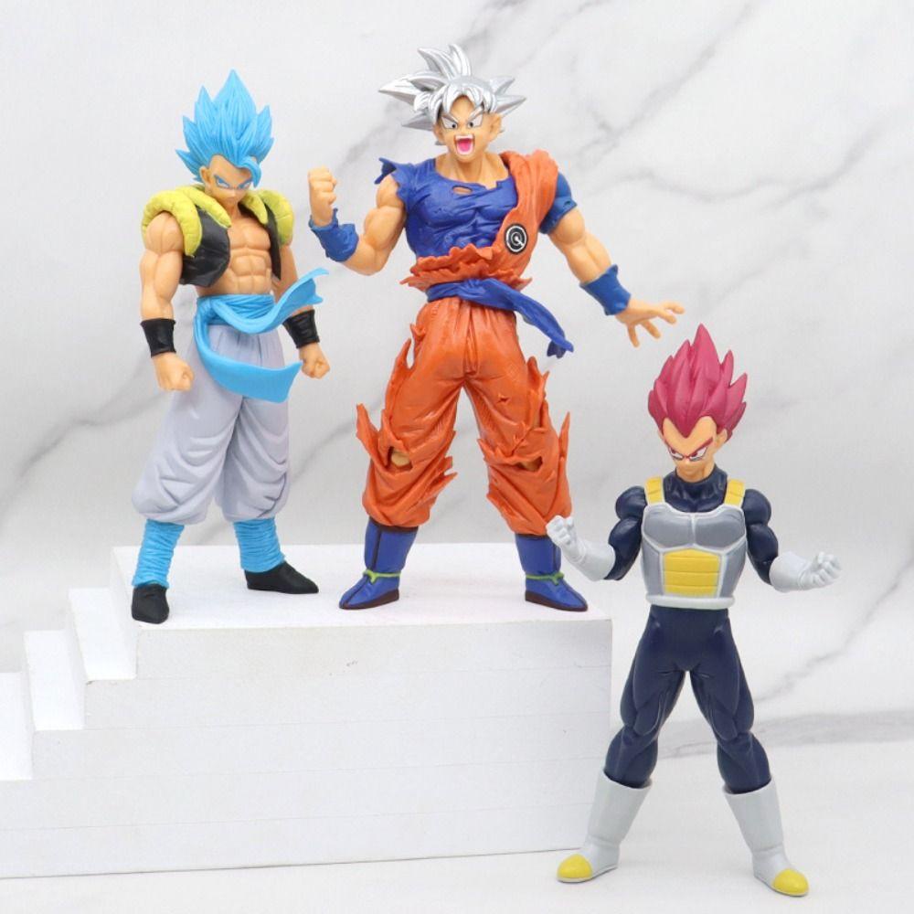 NEEDWAY Needway Son Goku Anime Figure Hadiah Natal Anak Hadiah Desktop Ornamen Anime Peripheral Anime Kostum Alat Peraga Anime Jepang Figure Model Mainan Goku Figure Toy