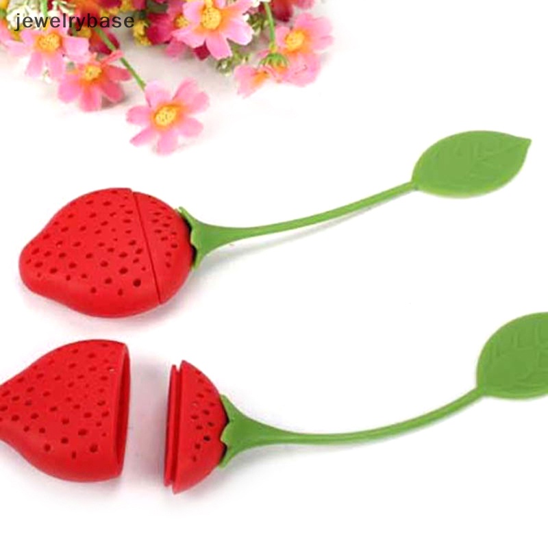 [jewelrybase] Silikon Tea Infuser Ball Kreatif Teko Alat Saringan Daun Teh Alat Dapur Butik