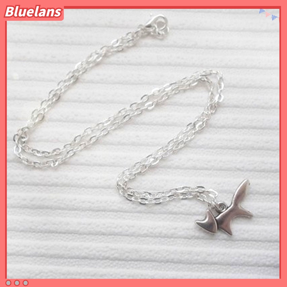 [BLS] Fashion Wanita Lari Rubah Liontin Rantai Kalung Pesta Perhiasan Hadiah Ulang Tahun