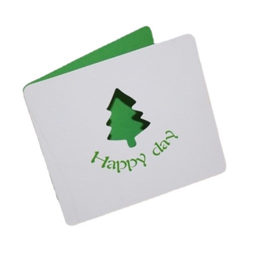 20 Pcs Seri Putih Kreatif Melubangi Kartu Ucapan Pribadi Perayaan Festival Bisnis Toko Bunga Kartu Hadiah Kartu Pos Pesan Perusahaan