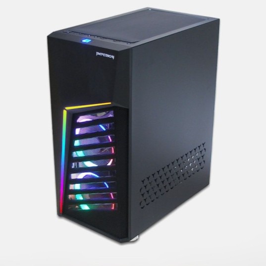 Imperion Kinetic 351 RGB ATX/Micro ATX Case PC Casing Computer Gaming