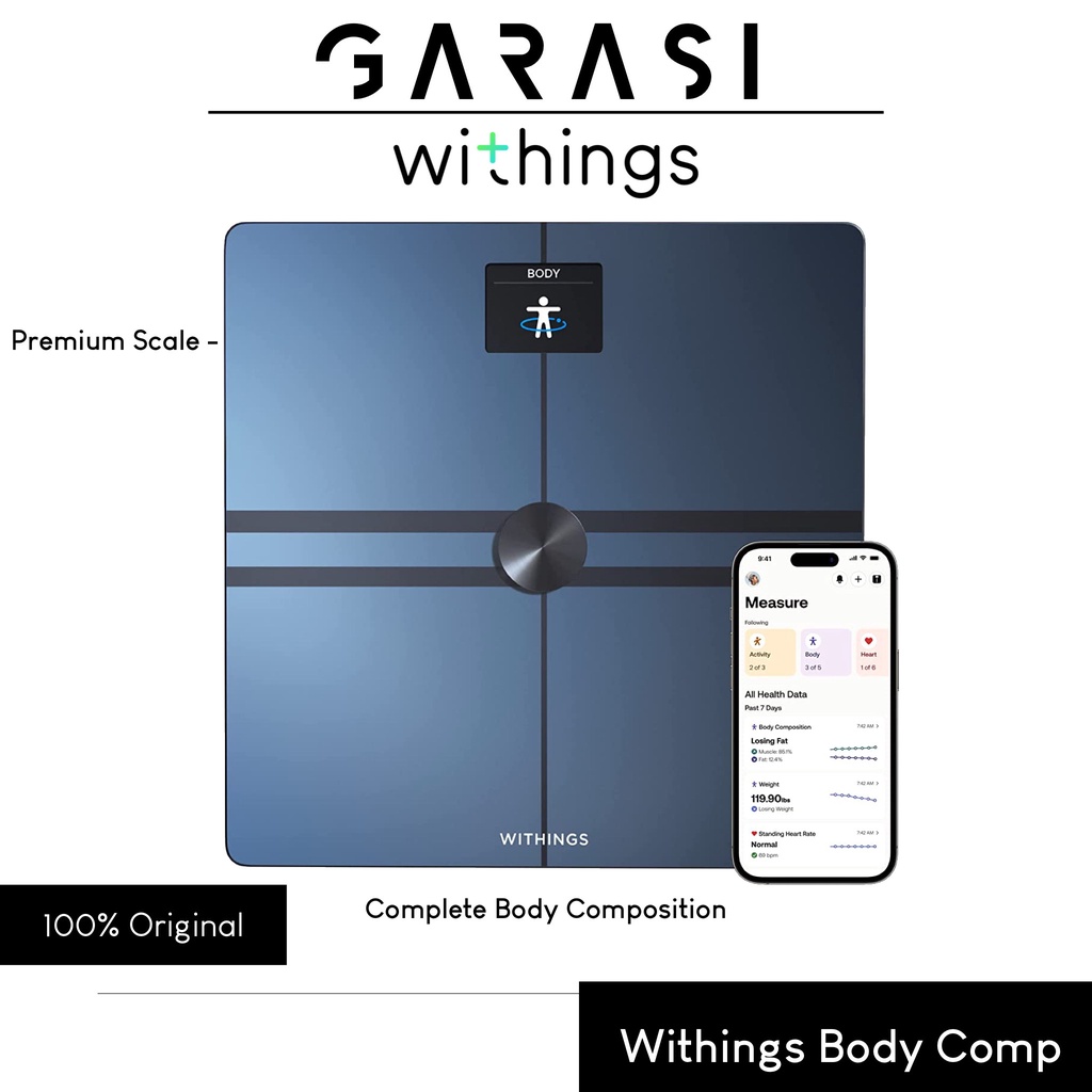 Withings Body Comp Premium Complete Body Analysis Smart Scale