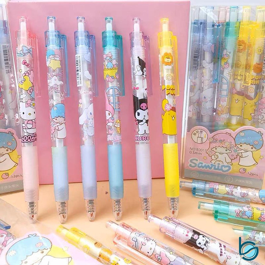 

Pulpen/Gelpen Hitam Motif Sanrio 0.5mm lucu Untuk Anak Kecil - Best Stationary