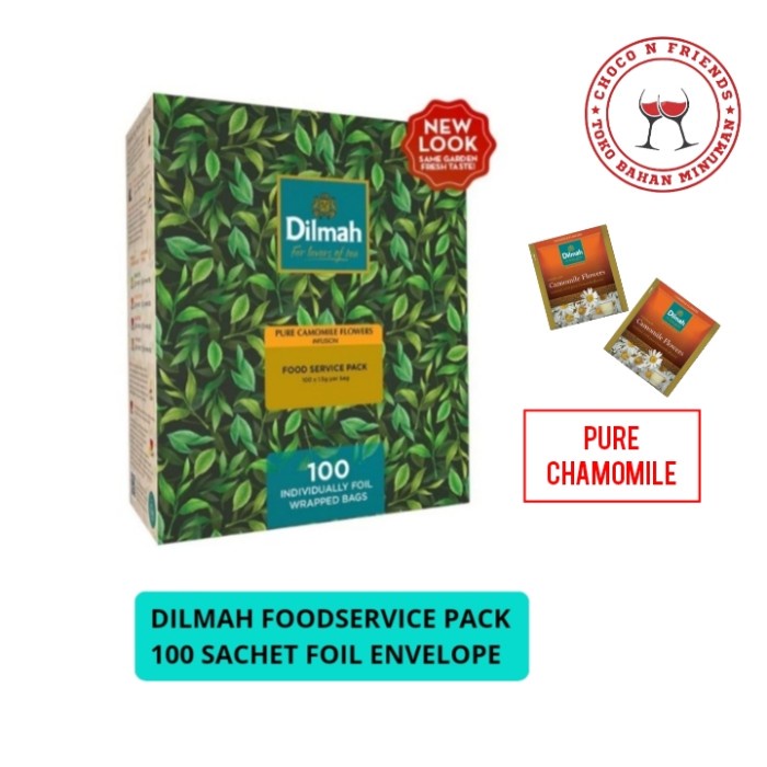 

N.E.W Teh Dilmah 100sachet Chamomile