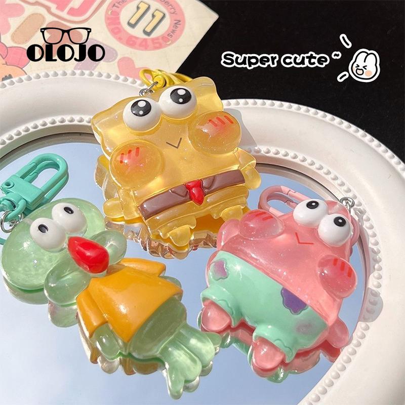 【COD】Creative Hadiah Jelly Spons Bayi Ransel Liontin Gantungan Kunci Liontin Kartun Lucu