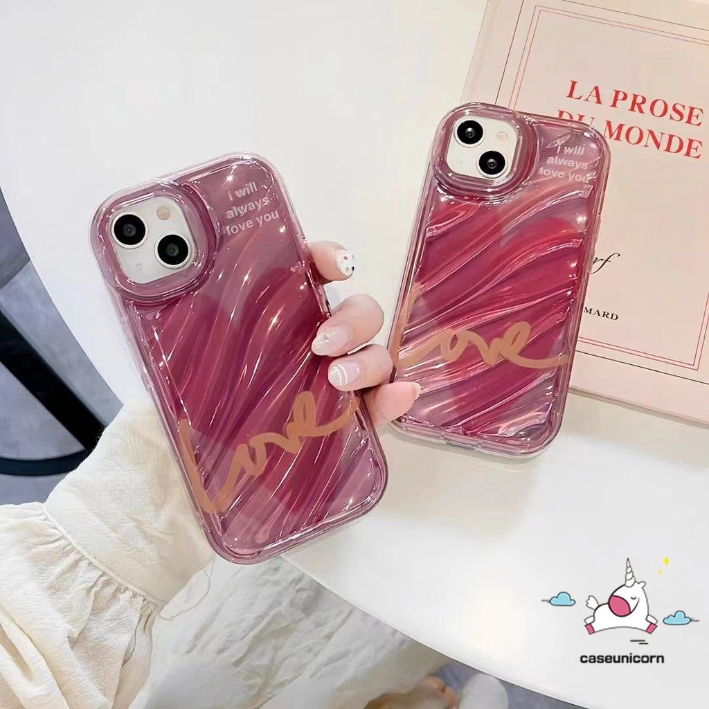 IPHONE Fashion Kreatif Huruf Sederhana Mewah 3D Stereo Corrugation Case Kompatibel Untuk Iphone14 11 7Plus XR 13 12 Pro MAX X7 8 6 6S Plus XS MAX SE 2020 Dazzle Color Card Case