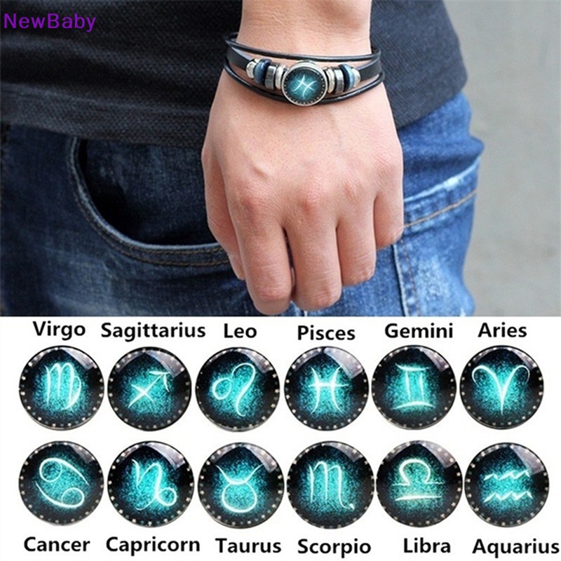 Newbaby 12rasi Tangan Tenun Dikepang Kulit Retro Zodiak Sign Ch Gelang  Id