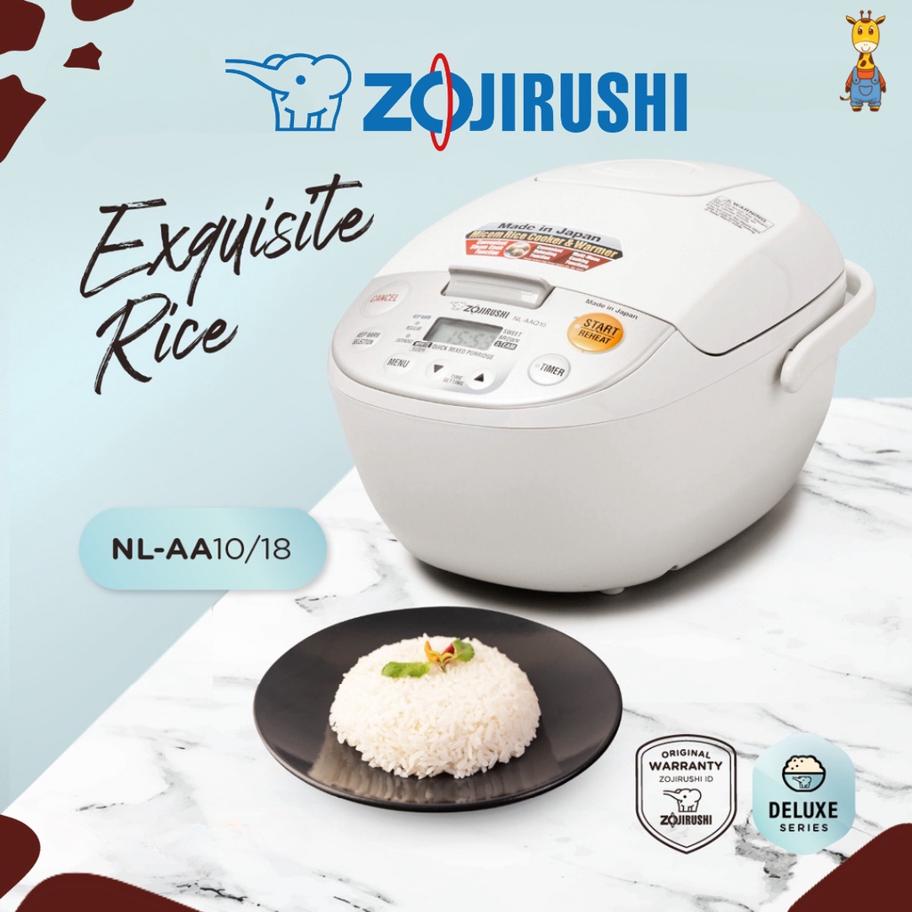 Zojirushi Rice Cooker NL-AAQ10 - Rice Cooker Digital Fuzzy Logic