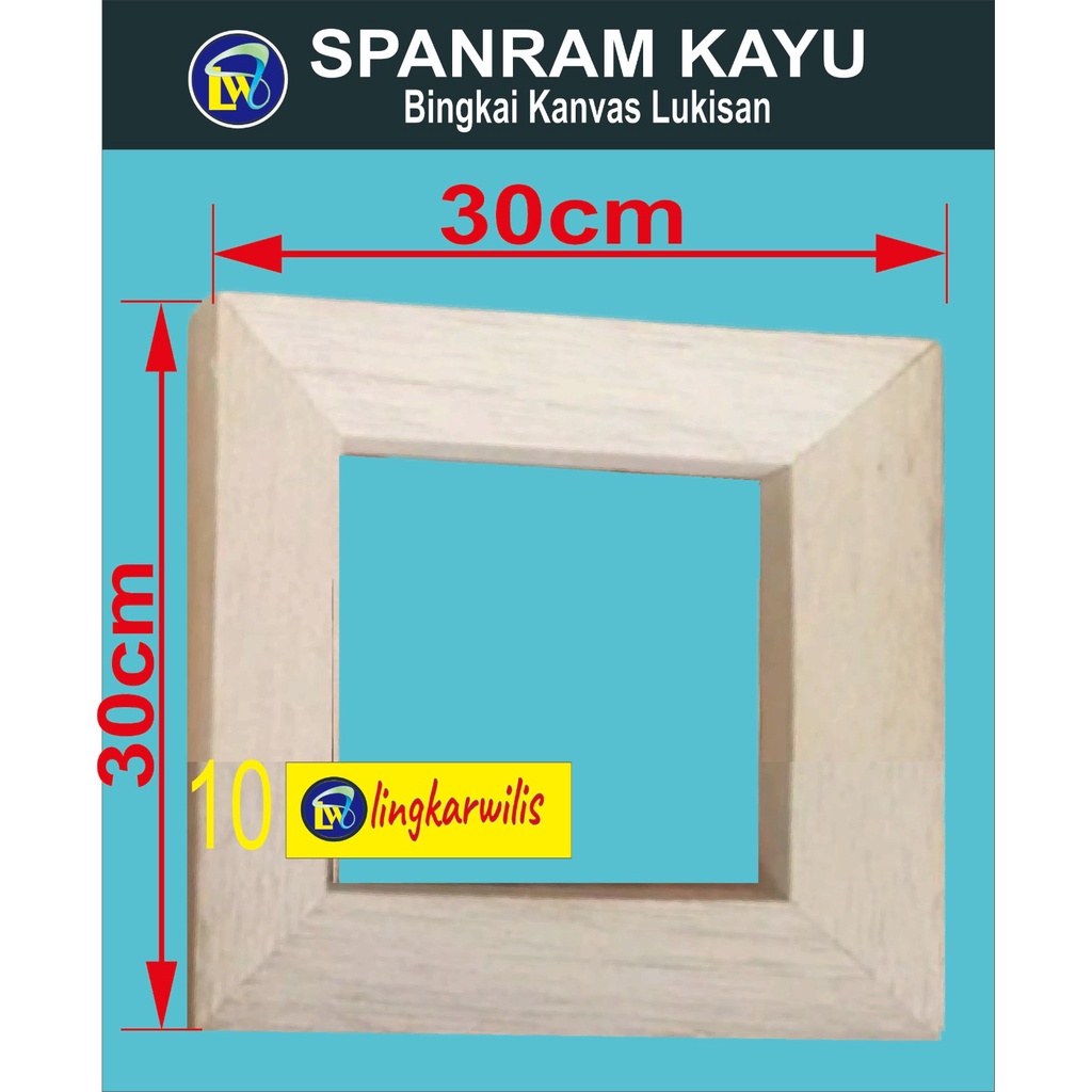 

Distributor Grosir & eceran Spanram kayu 30cmx30cm bingkai kerangka frame kanvas melukis lukisan foto poster kualitas terjamin.4HD10