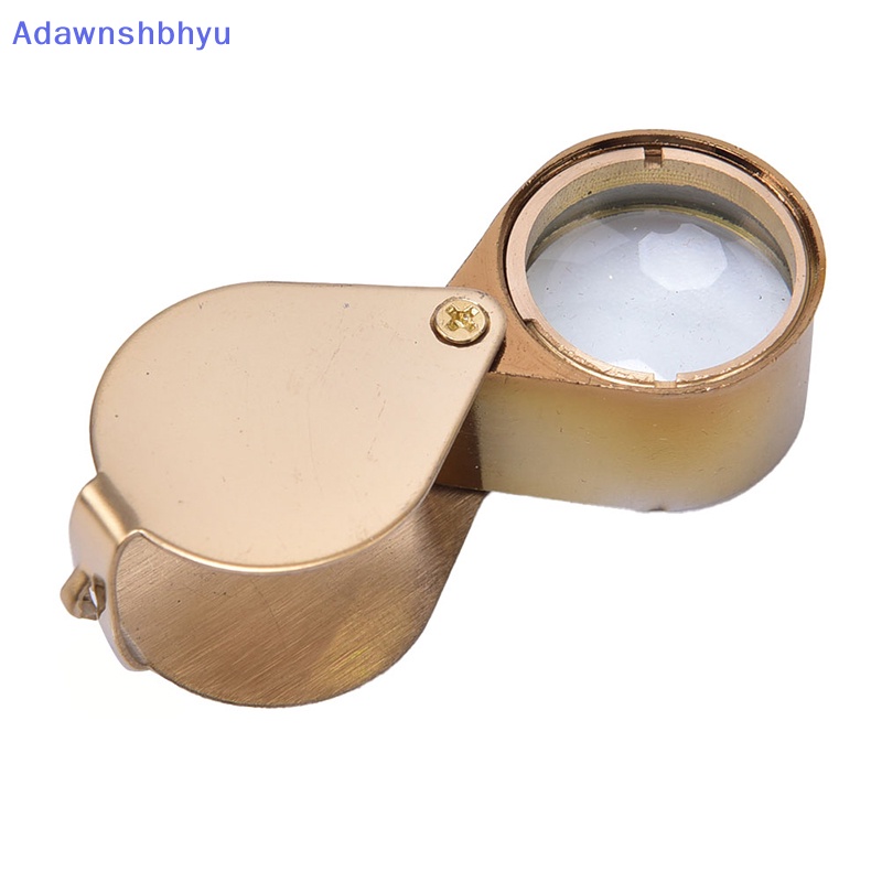 Adhyu 30x 30x21mm Magnifier Jewelers Gold Mata Alat Perhiasan Lipat Loupe Glass ID