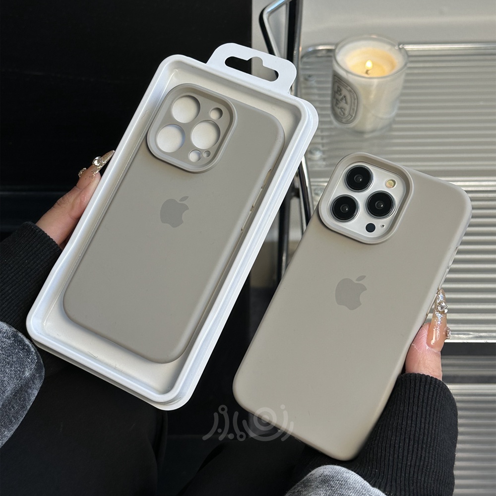 IPHONE Pelindung Kamera Case Ponsel Silikon Cair Untuk Iphone11 12 13 14 Pro Max Casing Iphone14 Plus Full Cover Shockproof Soft Case