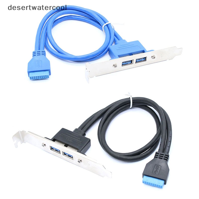 Deid Kabel Data USB Ke 20pin Motherboard 0.5m Dual-port Extension Bezel Extension Cable Tetap Kabel Data Header 5Gbps Kecepatan Tinggi Martijn