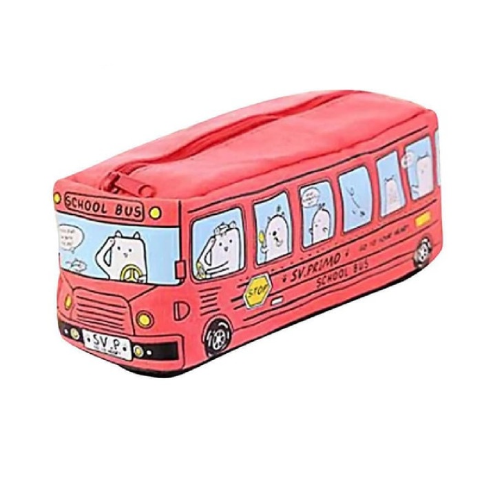 

ARS04 Tempat Pensil Dan Alat Tulis Model Bus/Kotak Pensil/Tempat Alat Tulis - Merah