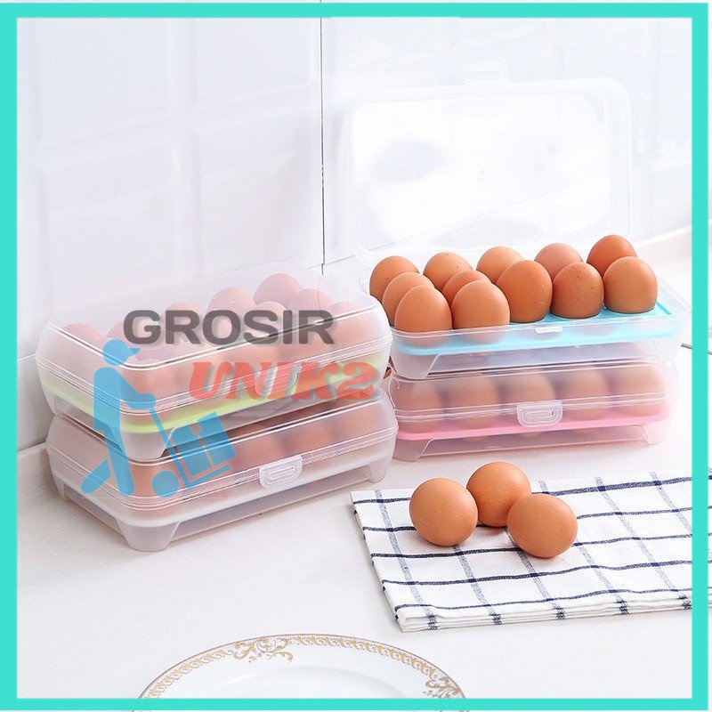 grosir unik KOTAK TELUR ISI 15 EGG BOX JUMBO