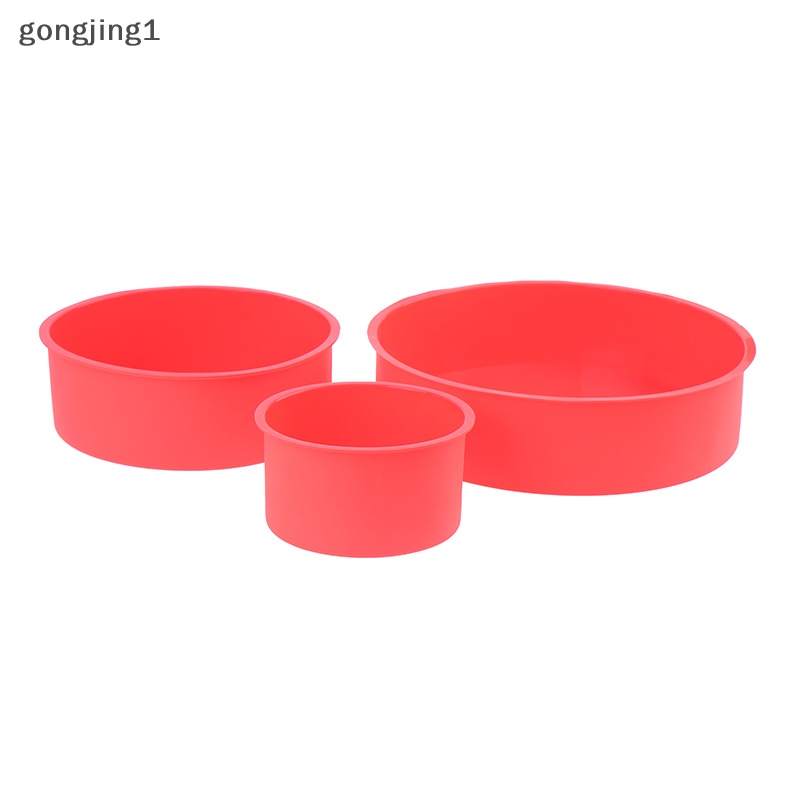 Ggg Cetakan Silikon Bulat Baking Pan Cetakan Kue Aksesoris Baking Cetakan Silikon ID