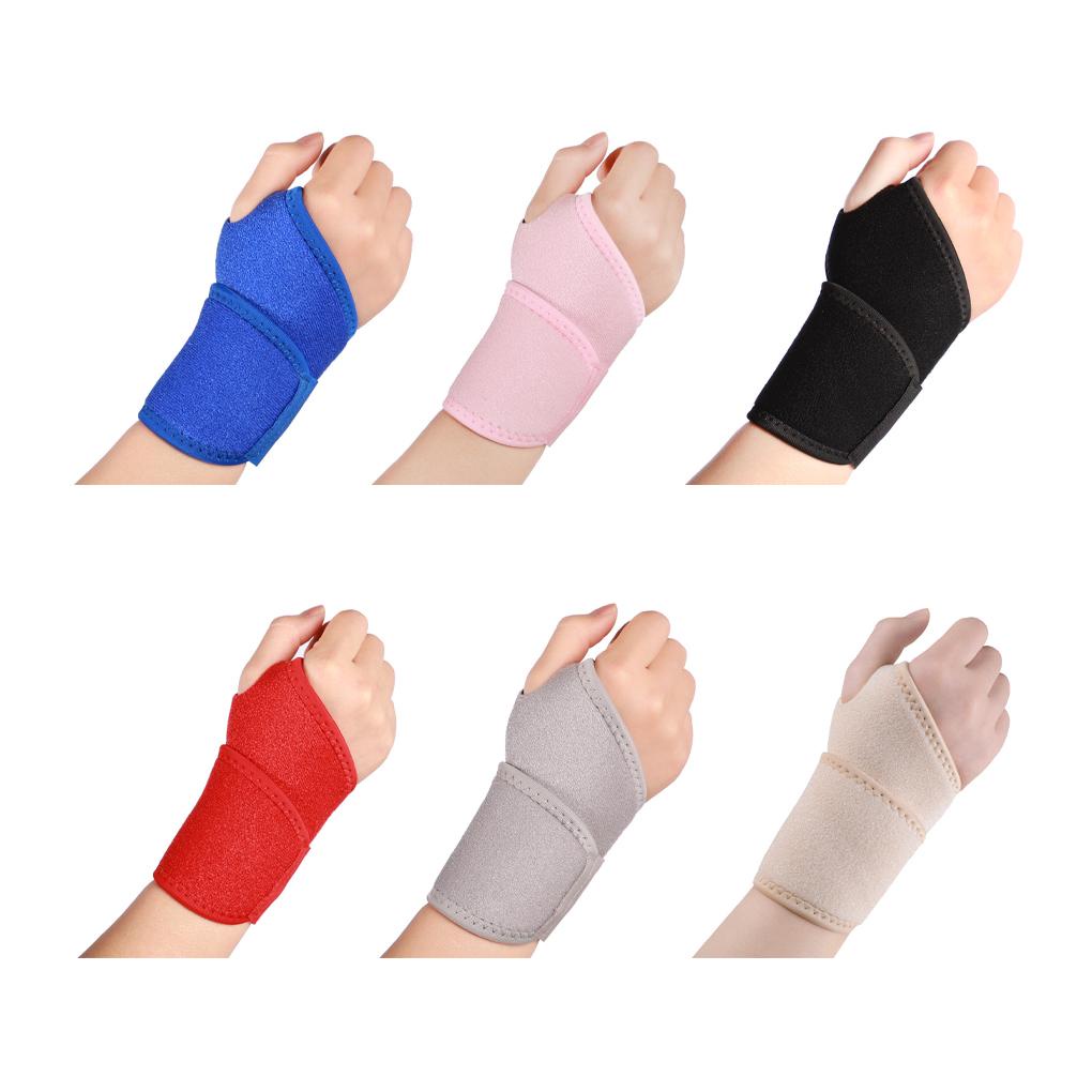 Adjustable Gelang Gym Tangan Pergelangan Tangan Benang Terowongan Band Keseleo Pelindung Kompresi Self-adhesive Brace Fitness Yoga