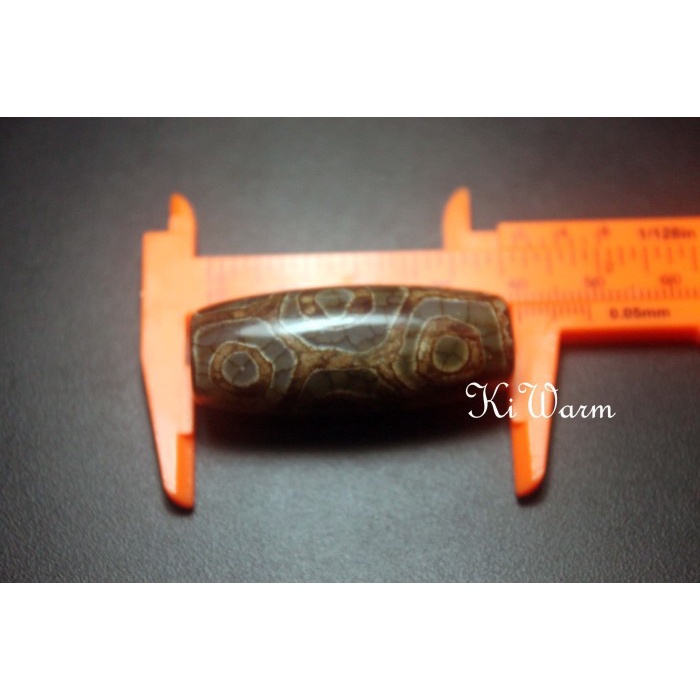 Tibetan Dzi Eyes beads Natural Green Stone