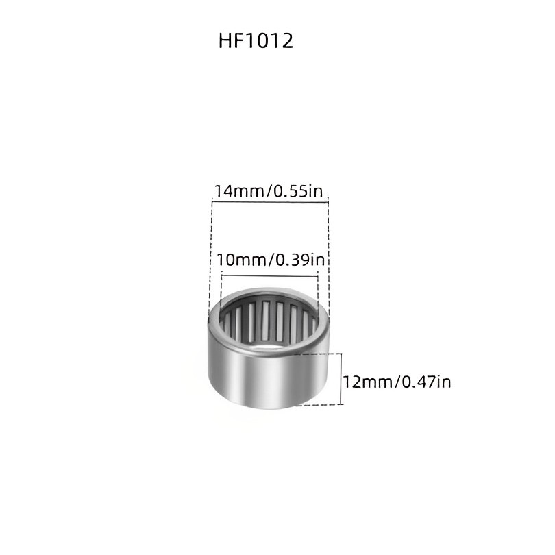 1biji Bantalan Jarum HF series One Way HF0612/HF0812/HF1012