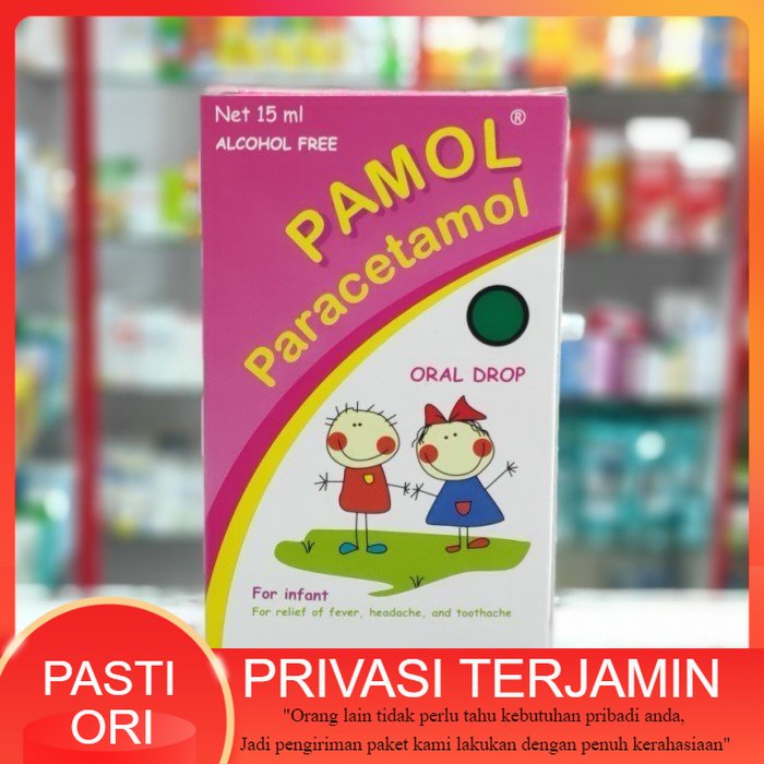 Pamol drop parasetamol obat demam / paracetamol panas bayi