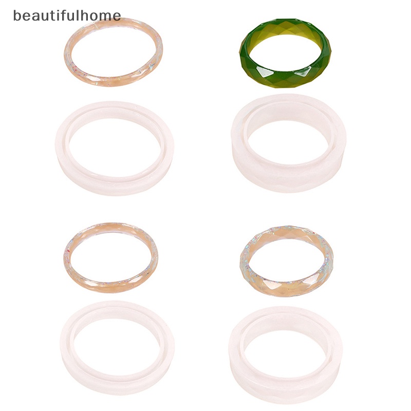 {beautifulhome} 1pc Cetakan Silikon Bangle Cetakan Silikon Bulat DIY Model Gelang Casg Tools.