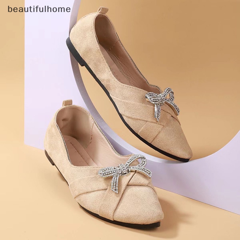 {beautifulhome} 1pcs Fashion Kristal Mengkilap Sepatu Dekorasi Klip Wanita Sepatu Gesper Aksesoris Tumit Tinggi Persegi Berlian Imitasi Removable Shoes Decoration Flower.