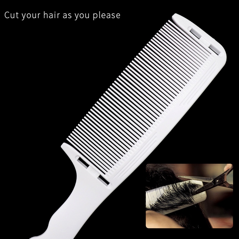 [BFID] 1pc Sisir Clipper Lengkung Pria Barber Stylist Flat Top Brush Cutg Comb [ID]